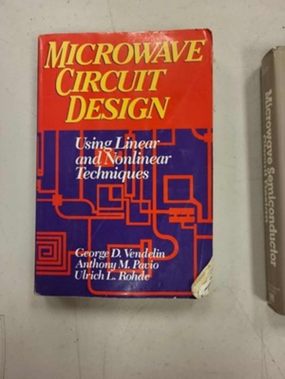 Wiley Microwave Circuit Design Textbook Vendelin Pavio Rohde Engineering 1990